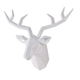 Modern Deer Head Wall Sculpture