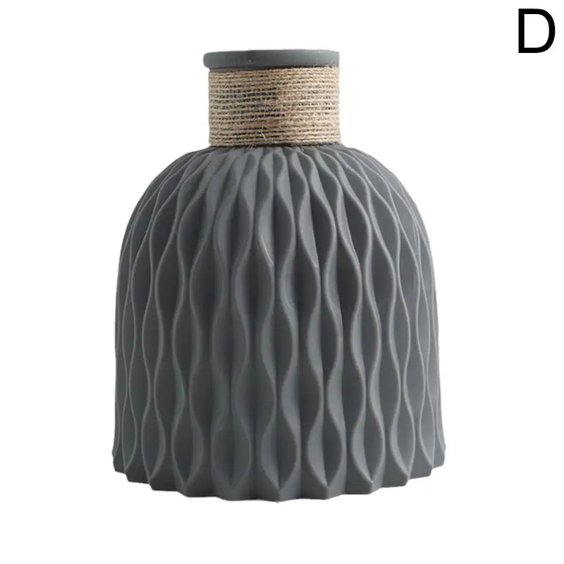 Rope Plastic Flower Vase
