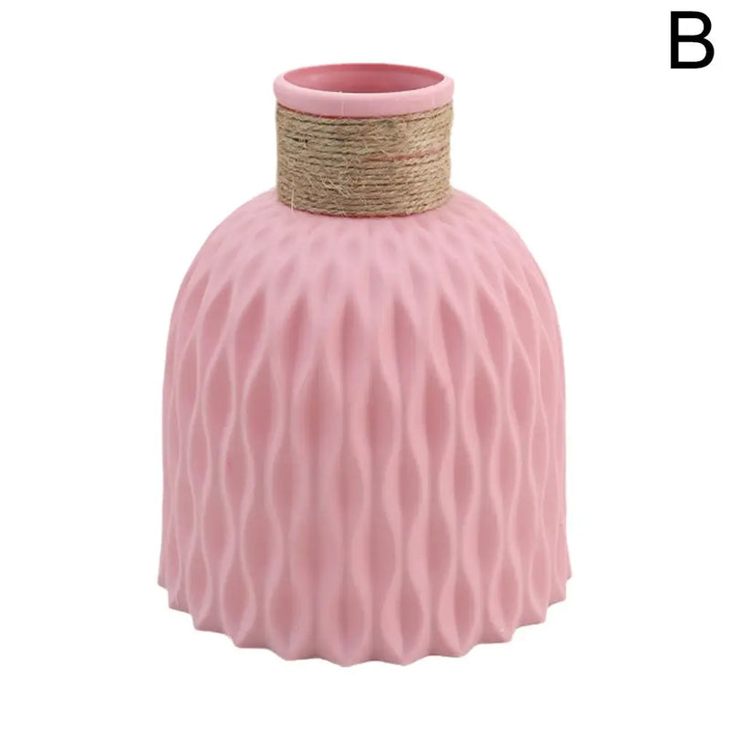 Rope Plastic Flower Vase