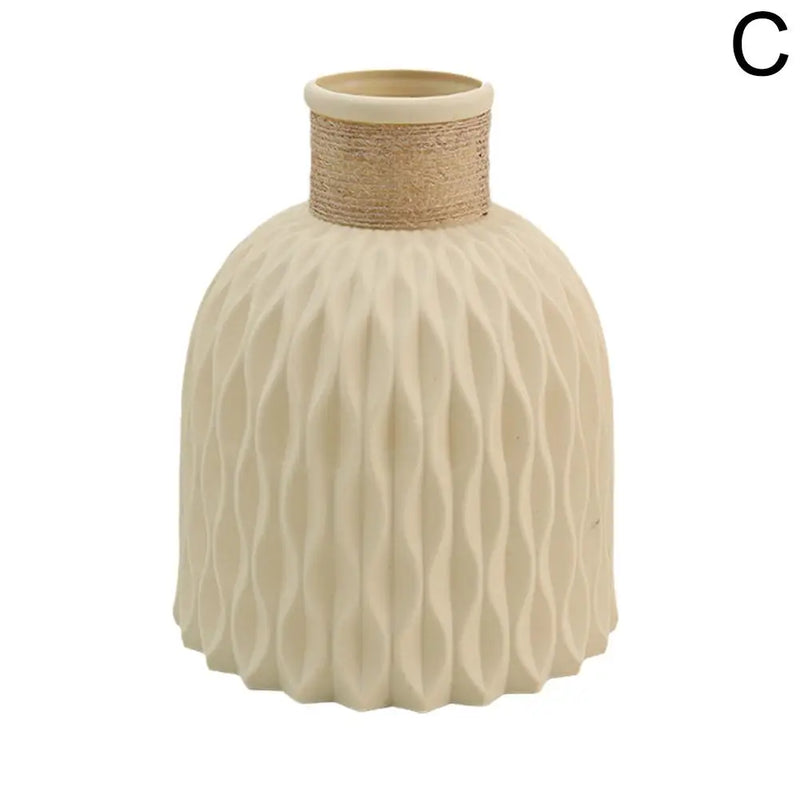 Rope Plastic Flower Vase